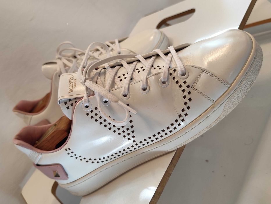Pantofi sport casual de lux 40 Valentino Garavani piele naturala superioara