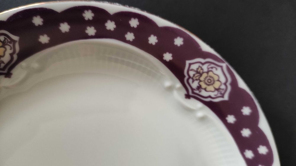 Порцеланов троен сет за чай/дълго кафе