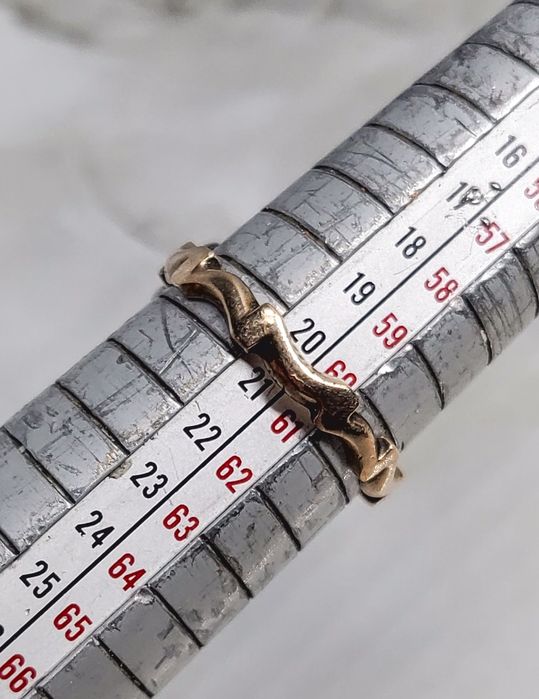 Inel din aur de 14K cu diamante naturale, ametist și smaralde M 60,5