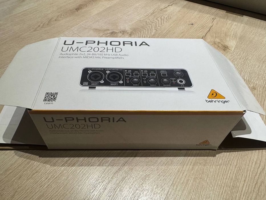 Behringer U-PHORIA UMC202HD USB Audio Interface