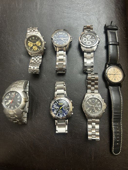 Vand colectie de ceasuri King quartz , Fossil, Yonger & Bresson Chronographe, Breil , Sector