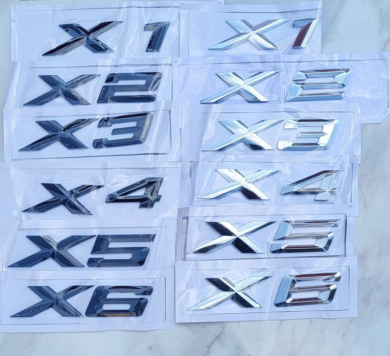 Надписи за BMW X1 X2 X3 X4 X5 X6 / BMW надписи / Надписи за БМВ