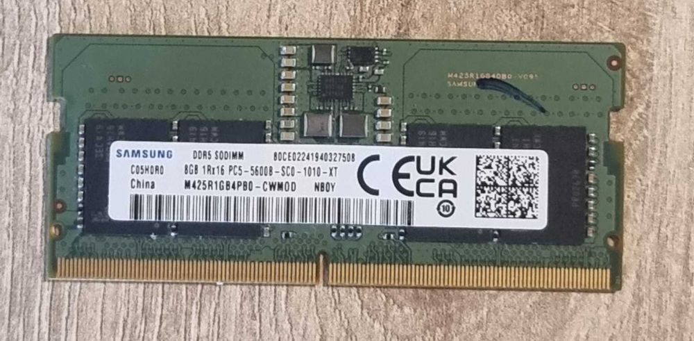 8GB DDR5 RAM laptop 8ГБ РАМ памет за лаптоп PC5 5600