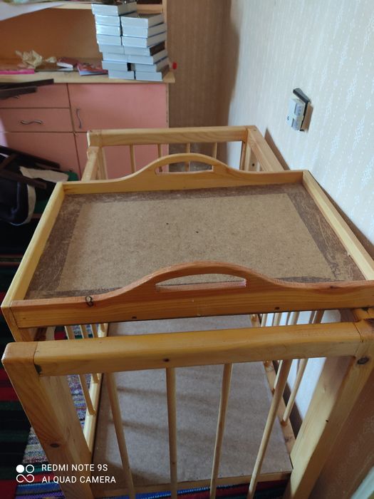 Кошарка от масив, леко и удобно легло за всяко бебе промоционална цена