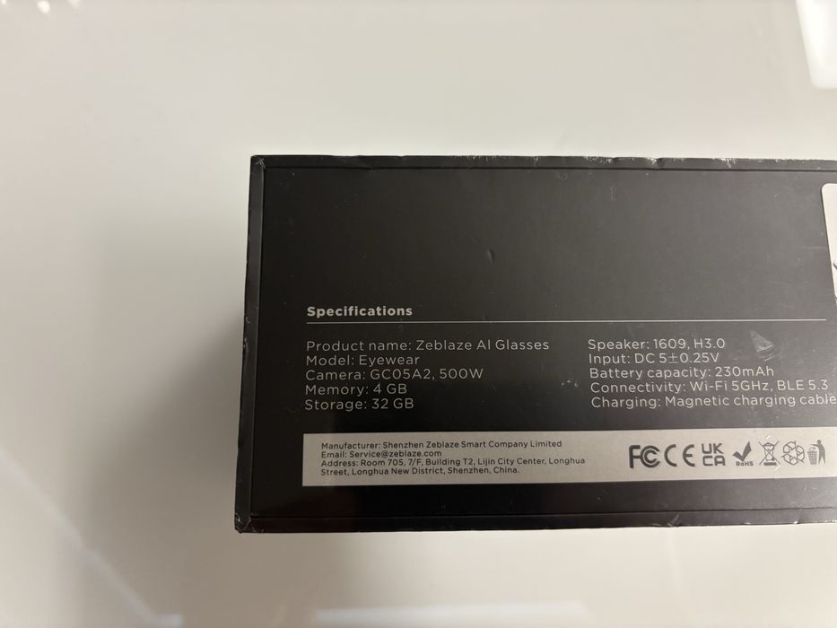 Zeblaze Eyewear AI Glasses 32gb sigilat