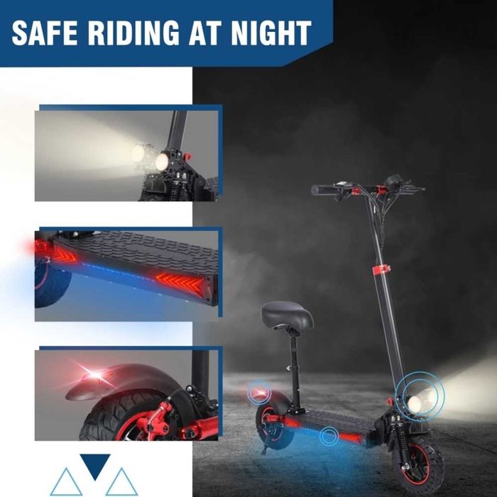 Електрически скутер, тротинетка със седалка 1200W 18AH, 55 км/ч