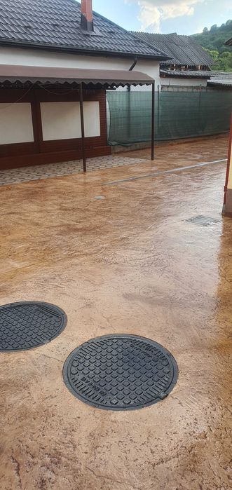 # beton amprentat si elicopterizat# pavaj din beton amprentat