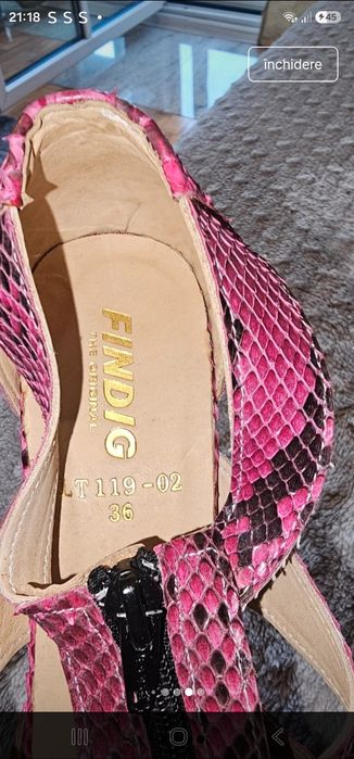 Sandale piele de sarpe Findig Thailand