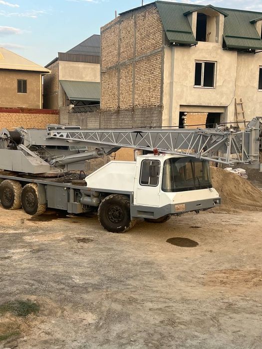 Авто кран хизмати  25т 25м гусок 8м общый 33 метр