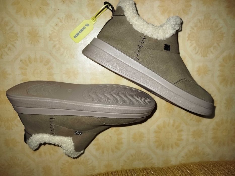 Женские ботинки, тёплые