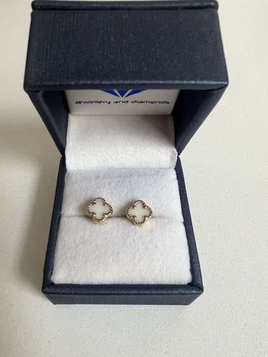 Златни обеци детелини оникс, Goto Diamonds