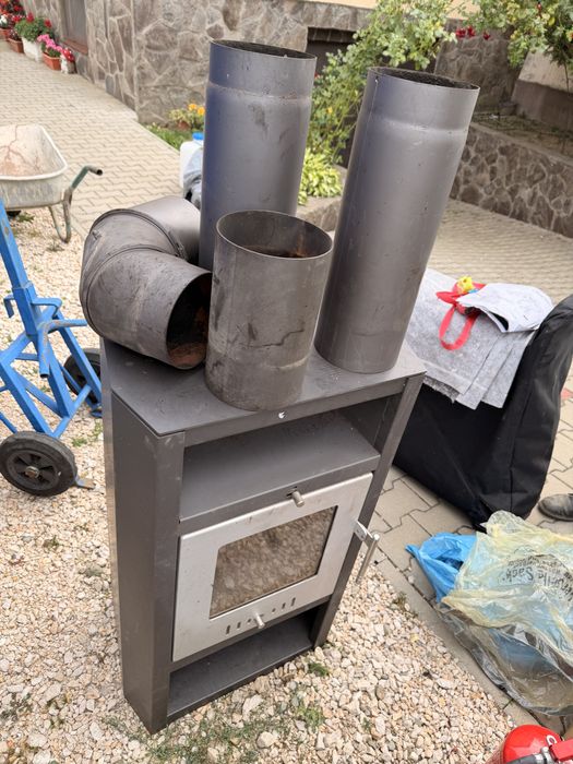 Șemineu  Soba pe lemne Haas+Sohn YSTAD 282.15 – 7 kW