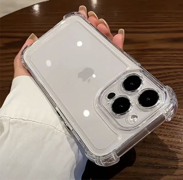 Противоударный прозрачный чехол для Iphone