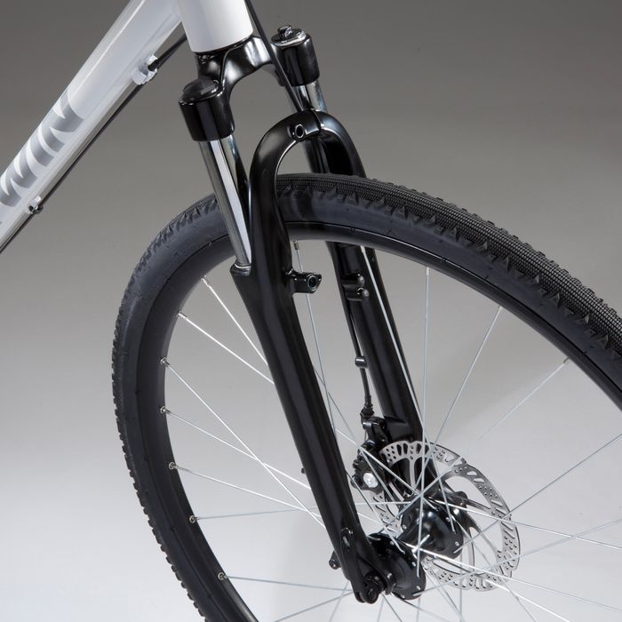 Bicicletă polivalentă Riverside 500 Alb - (SecondHand) Decathlon