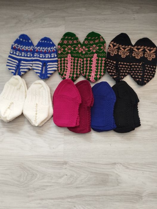 Плетени терлици и чорапи