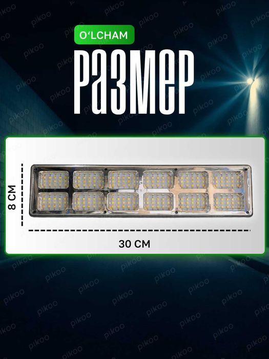 Аварийный прожектор 180 LED, 20000 мАч,  3 режима, магнит и крючок