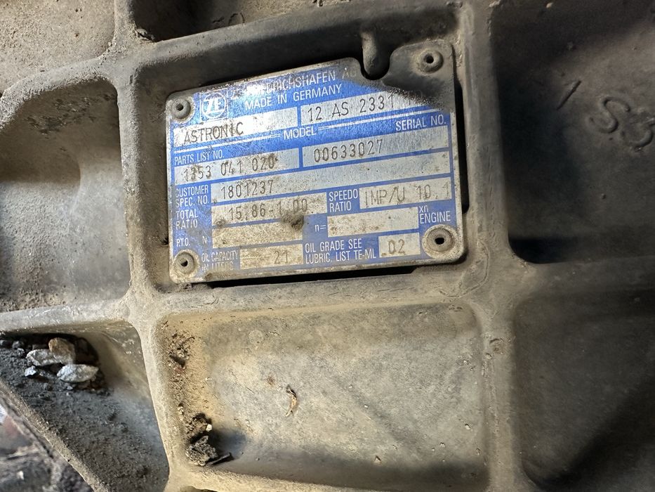 Cutie de viteze ZF 12 AS 2331 TD Astronic Intarder DAF MAN IVECO