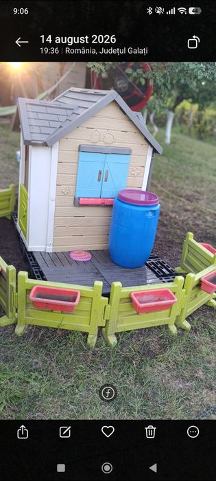 Căsuță de joacă pentru copii Smoby Garden House