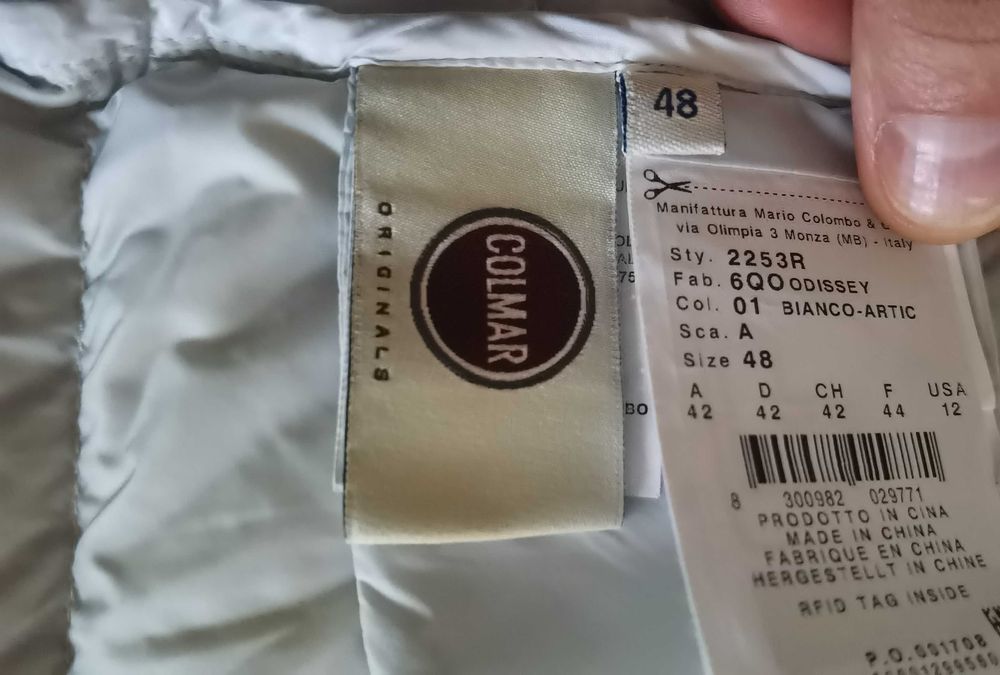 Geaca Colmar, mărimea M, umpluta cu puf de gasca