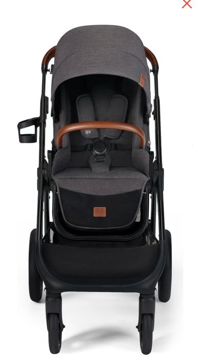 Коляска 2в1 Kinderkraft Everyday Dark Grey