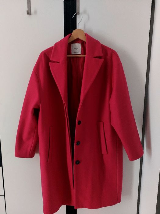 Зимно палто в розов цвят