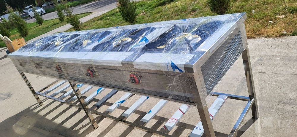Gaz plita  5 konforkali gaz plita har biriga alohida boshqaruv origina