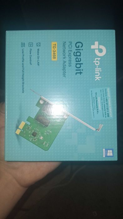 TP-Link Gigabit PCIe мрежов адаптер модел TG-3468