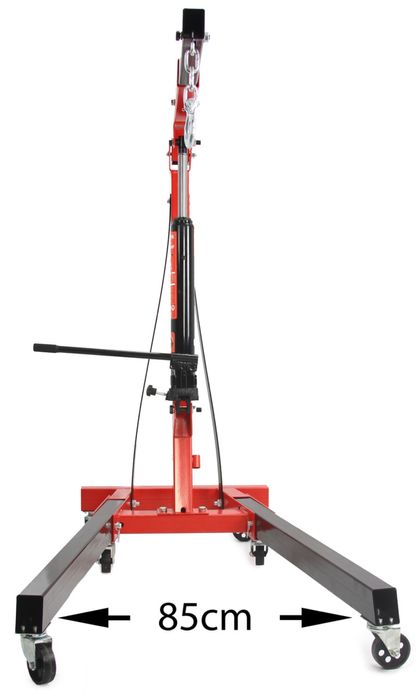 Хидравличен кран за двигатели тип “жираф” 2 тона с везна 750кг