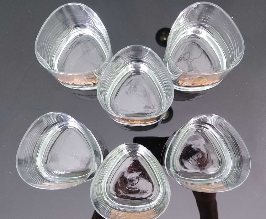 Чаши за уиски GRANTS, 6 броя. Неизползвани, запазени.