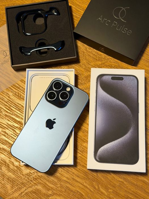 iPhone 15 Pro Blue Titanium