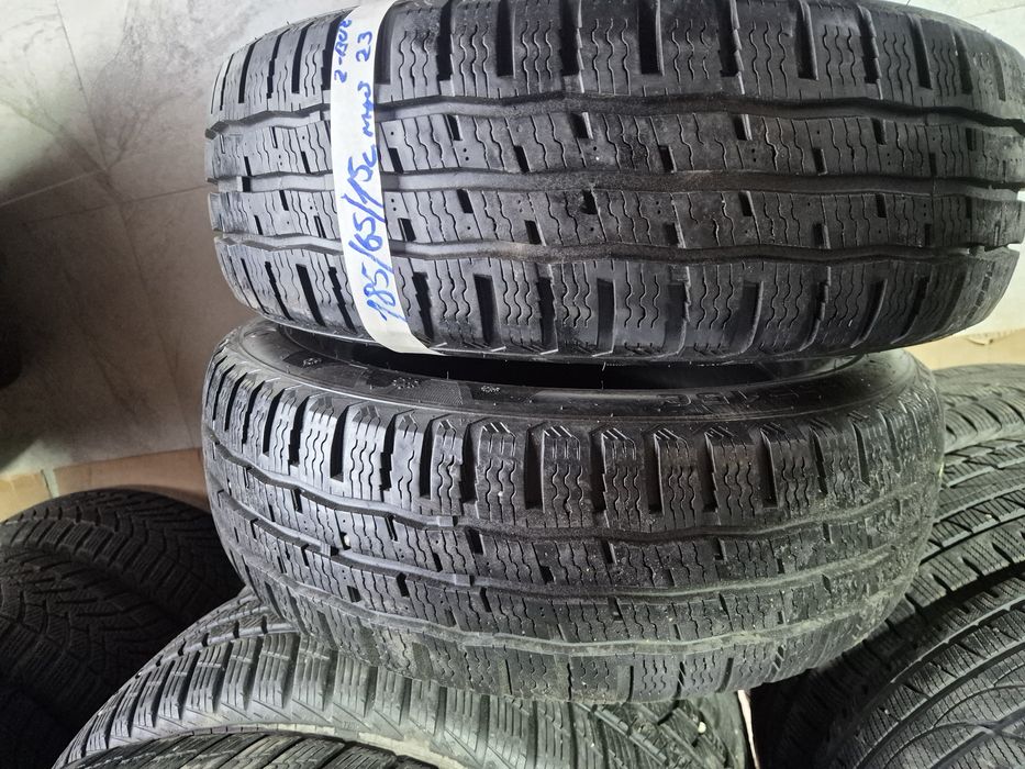 Vând cauciucuri 185/65/15 C M+S 2 buc  imp Germania