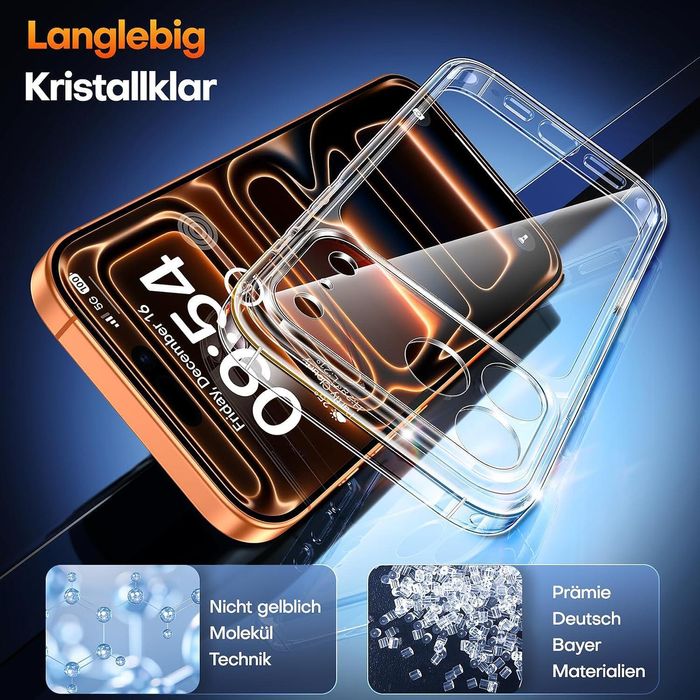 Прозрачен силиконов удароустойчив кейс за apple iphone 17 pro max