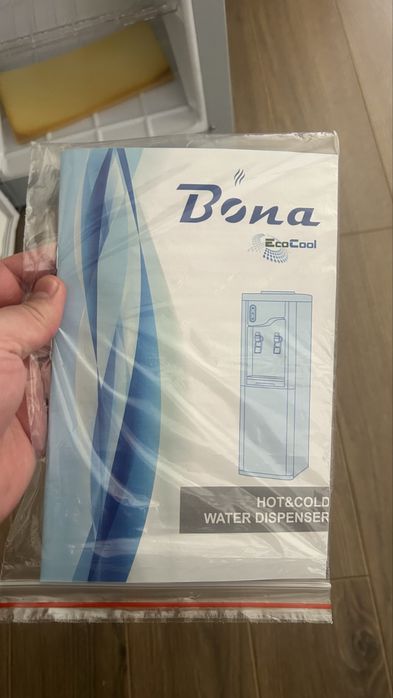 Bona кулер диспенсер для воды с холодильником