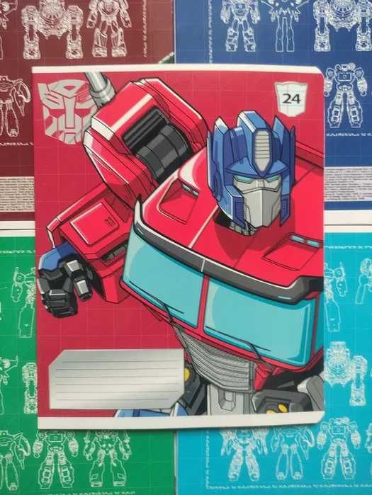 Комплект Тетрадей - Transformers. MARVEL. 5 штук.