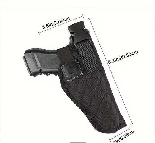Toc Pistol Tip Ham TM, Ambidextru Cu Port Incarcator Dublu Culoare Tan