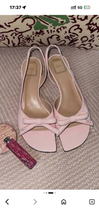 Dior обувки с панделки 38