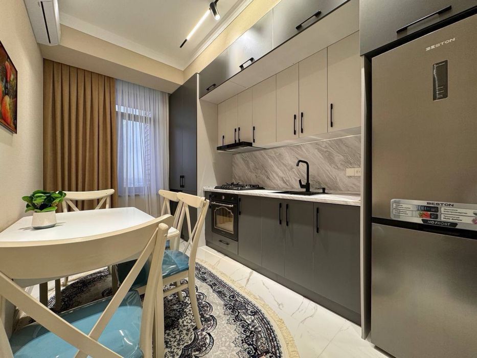 Ул.Байналминал Сеул 3/9/10 68 кв.м евро ремонт с мебелью и техникой