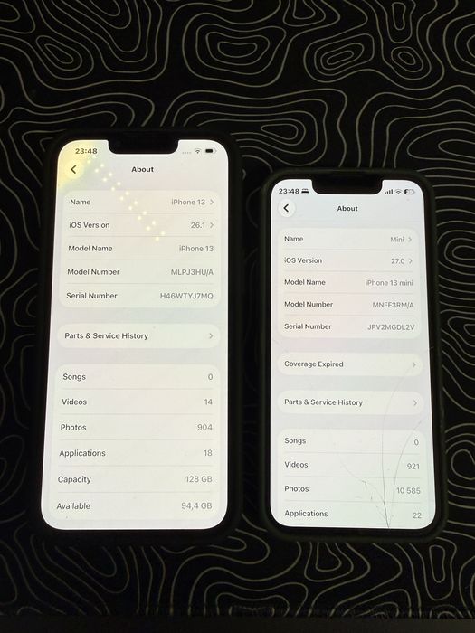 iphone 13 и 13 mini