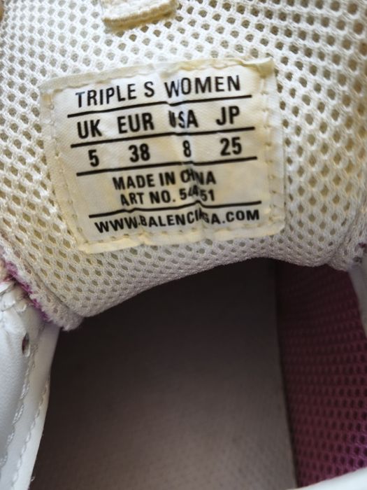 BALENCIAGA Triple S сникърси, номер 38