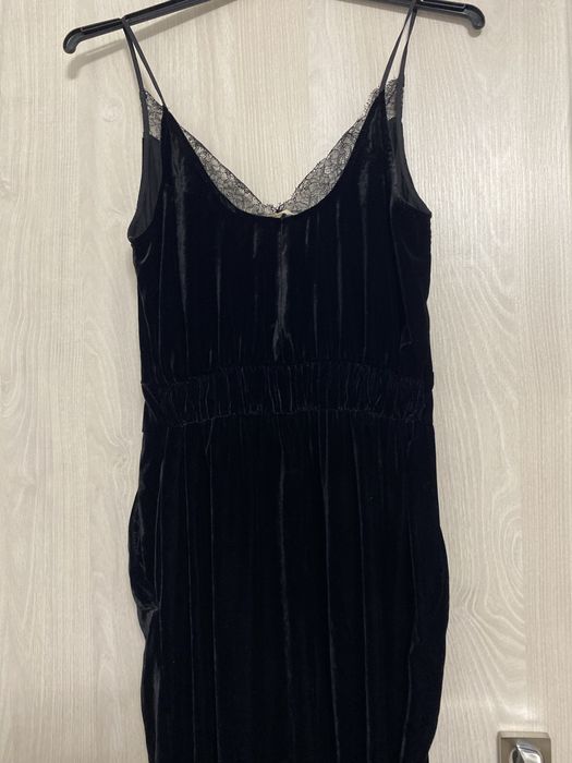 salopeta catifea neagra