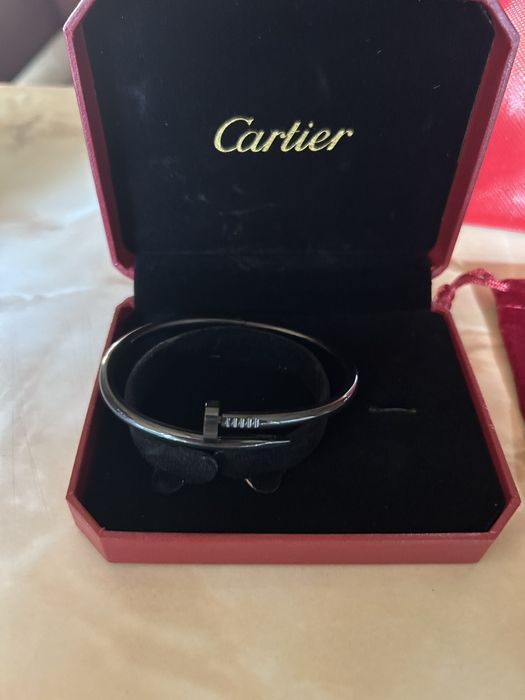 Bratara cartier nail black