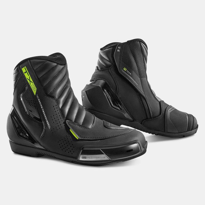 Мото боти къси ботуши SHIMA TX-3 FLUO/BLACK ,всички протектори