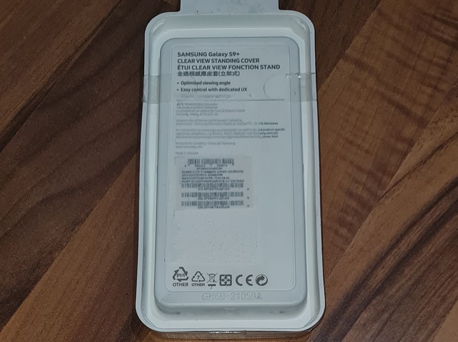 Husa smart activa originala Samsung Clear View Cover S9+ S9 Plus G965