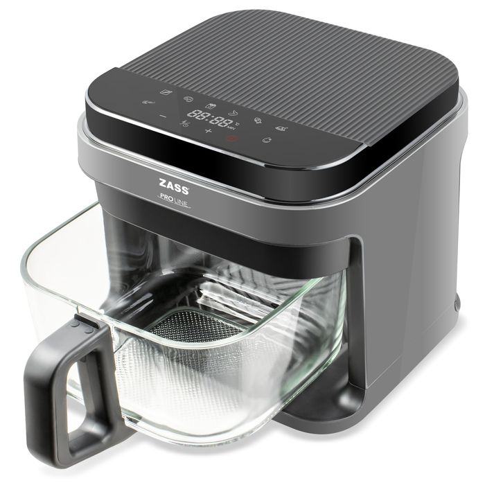 Чисто нов еърфрайър Zass със стъклена кошница