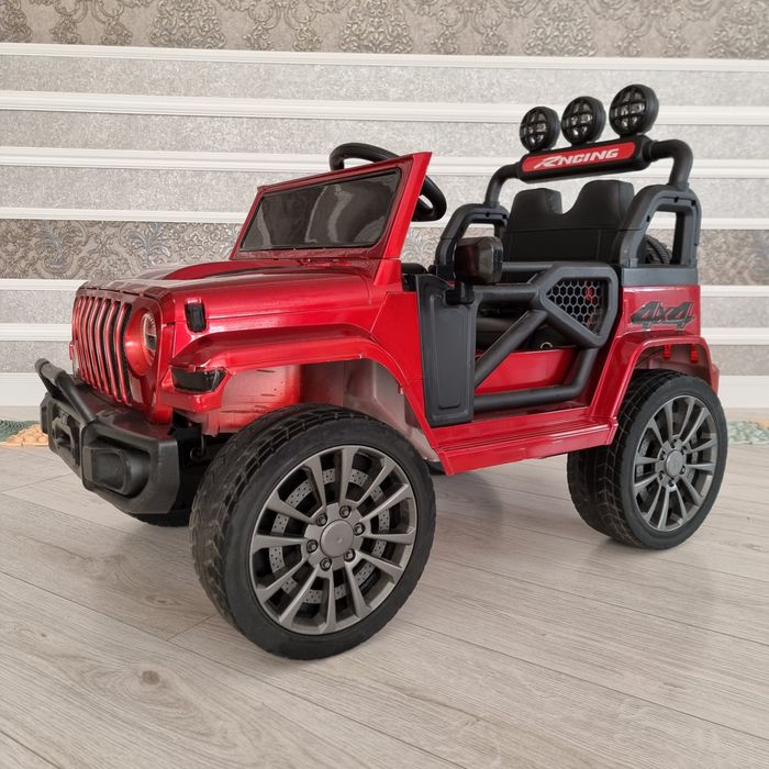 Детский электромобиль Јеер 4x4 24V, 2 места, пульт, полный привод