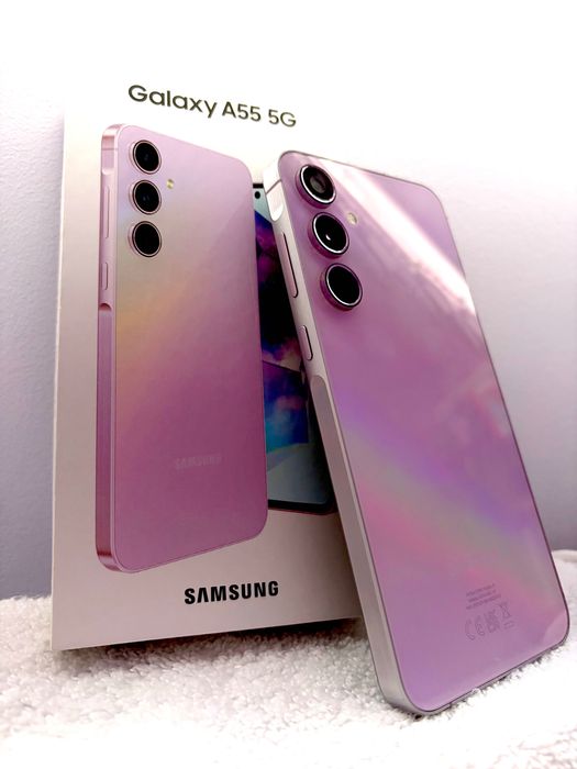 Samsung galaxy A55- перфектен + кутия