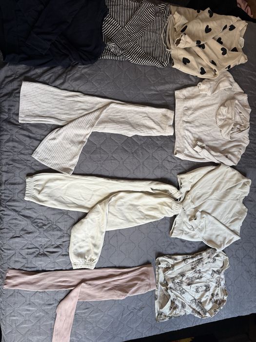Лот дрехи и обувки 116, 122  и 31,32 н zara, h&m, nike, new balance
