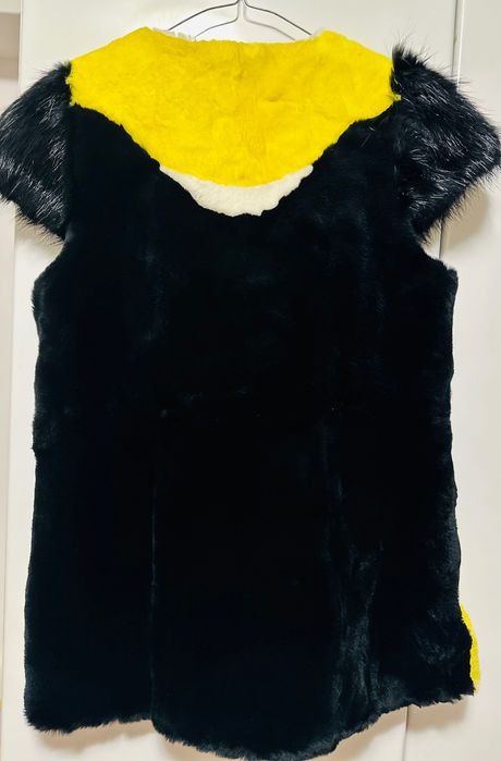 Vestă din blană naturală M preț redus