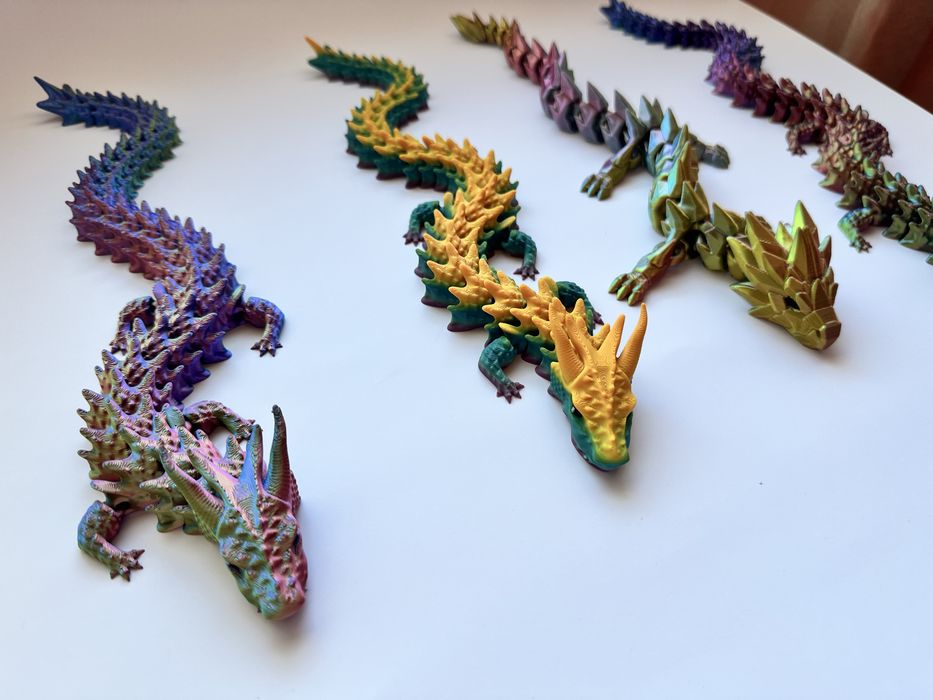 3dпринтиране flexi dragon