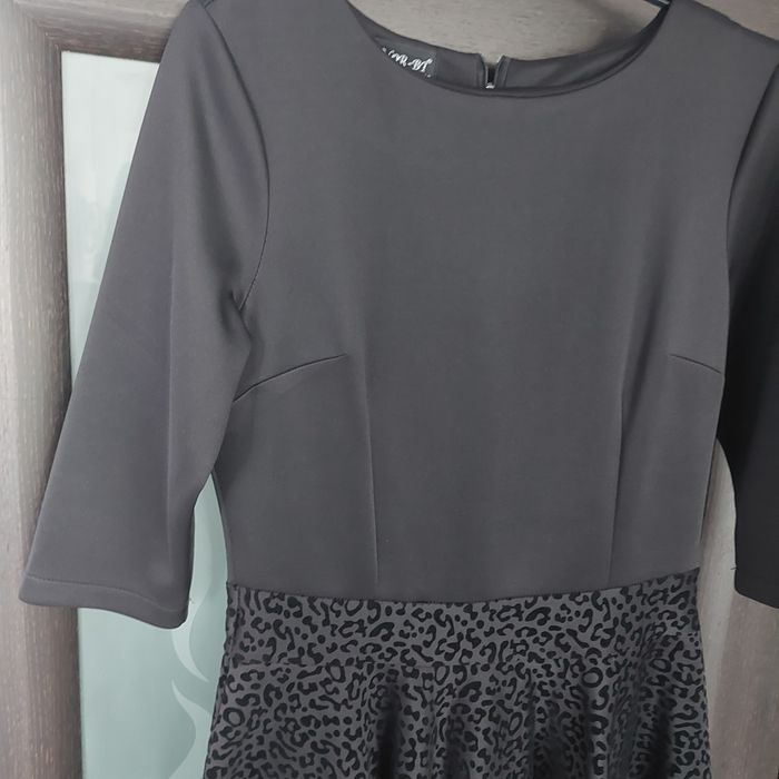 Rochiță neagra animal print XL